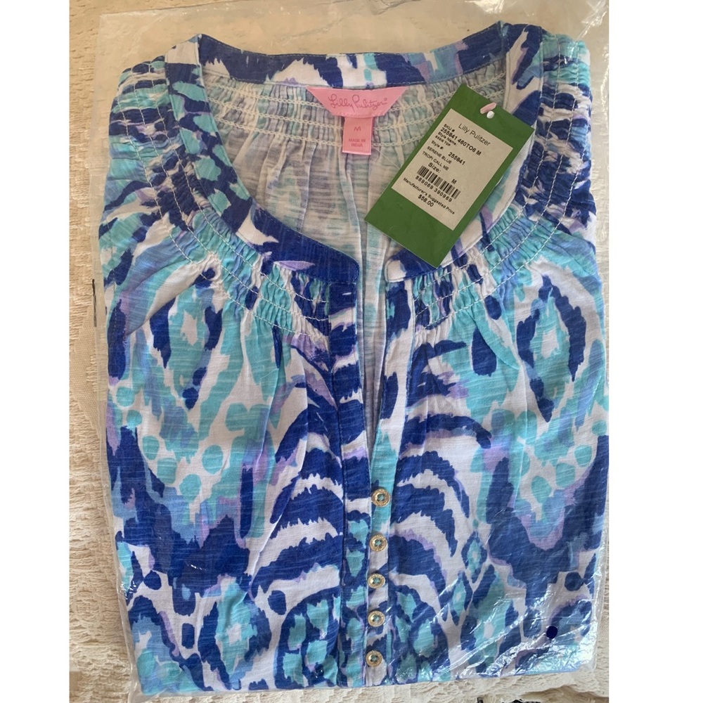 NWT Lilly Pulitzer Essie Top Tropi Call Me